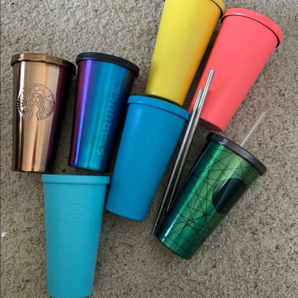 Starbucks stainless steel grande cups